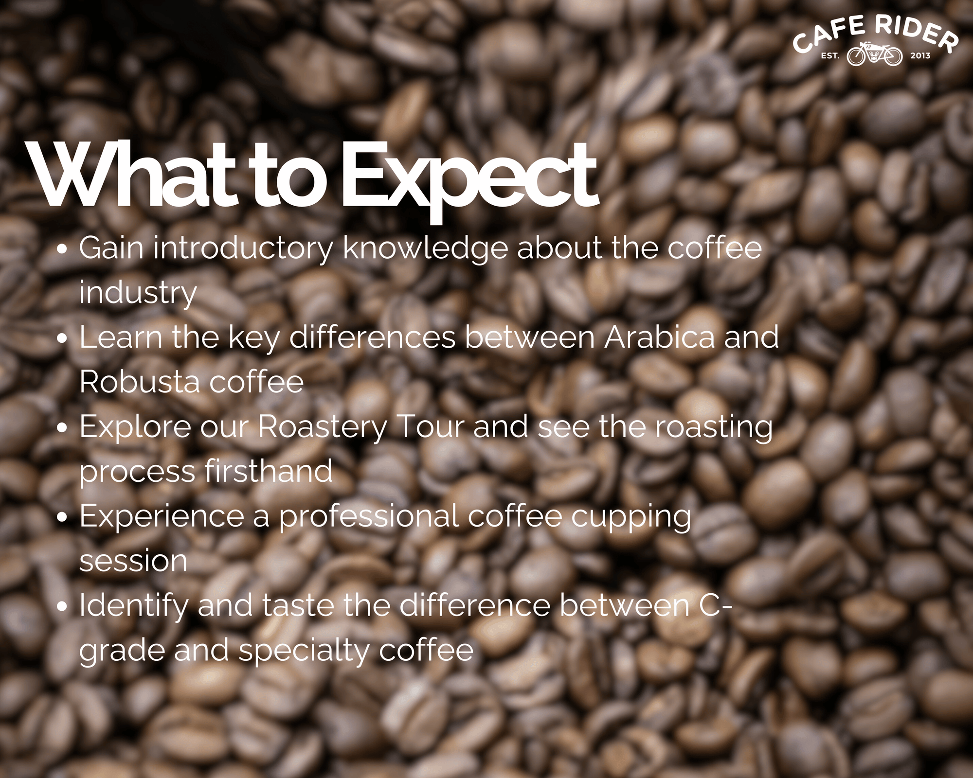 Ride with Coffee: The Coffee Experience Workshop
