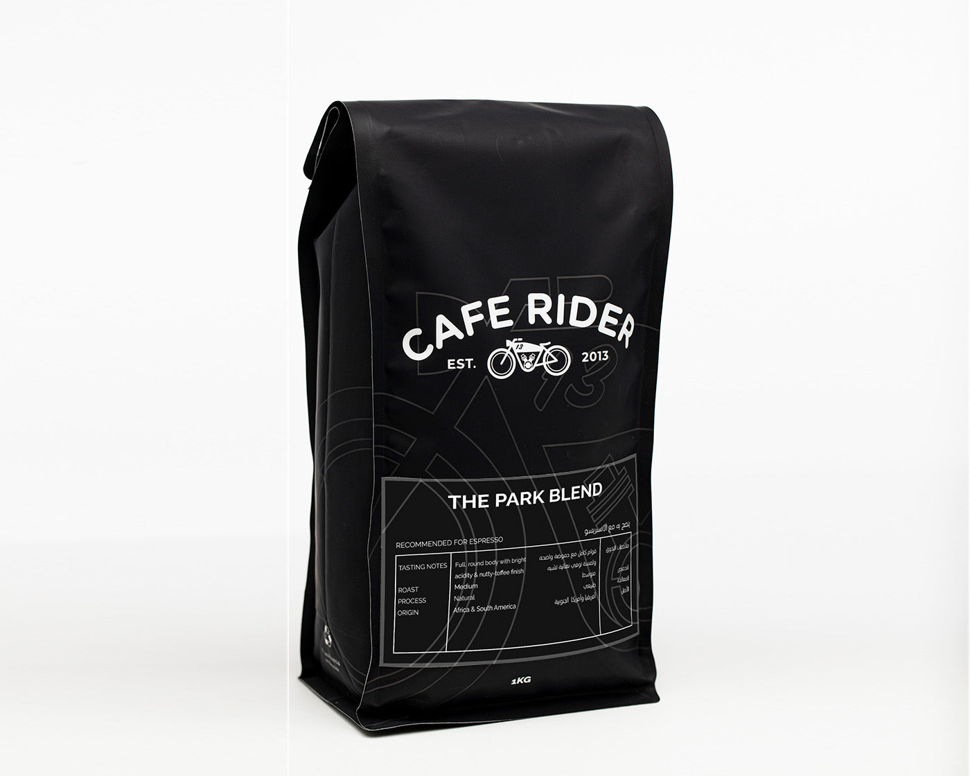 Cafe Rider Roasted Specialty Coffee Park Blend