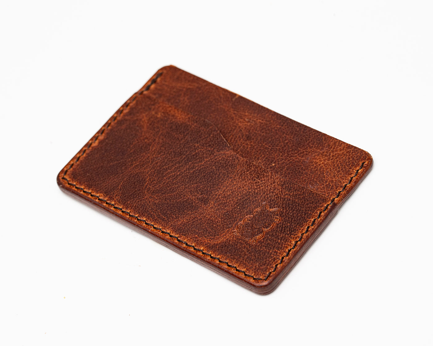 Lucky Cat Leather Card Holder