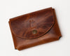 Lucky Cat Camel Leather Wallet