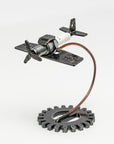 Cafe Rider Spitfire Sparkplug sculpture art