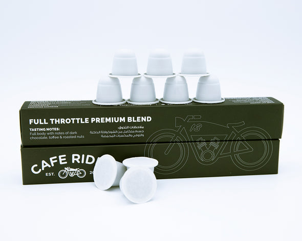 Cafe Rider Roastery : Full Throttle Premium Grade Capsules