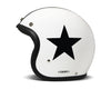 DMD Vintage Star White Motorbike Helmet