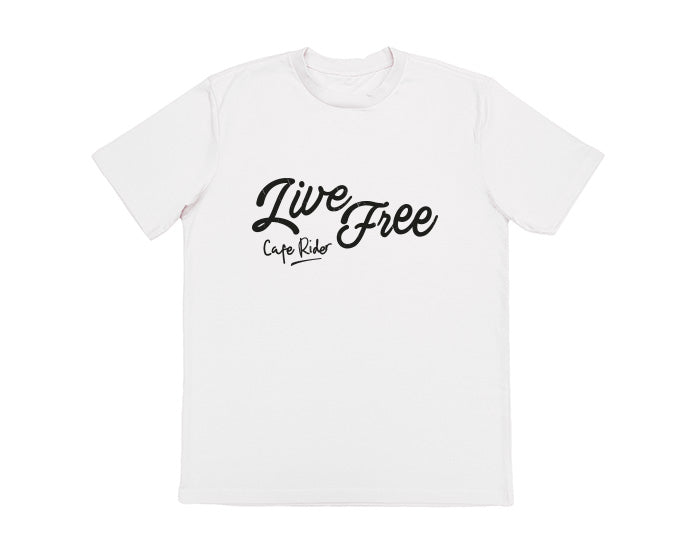 Cafe Rider Kids Tee White