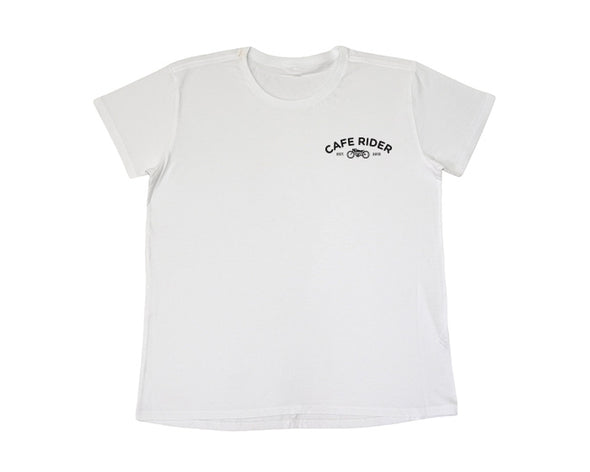 Cafe Rider Ladies T-shirt White