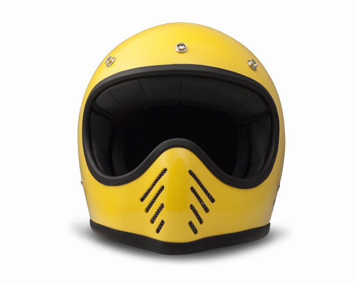 DMD SeventyFive Full Face Yellow Motorcycle Helmet