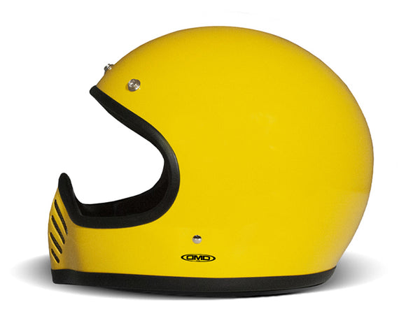 DMD SeventyFive Full Face Yellow Motorcycle Helmet