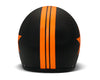 DMD Vintage Open Face Helmet Star Orange